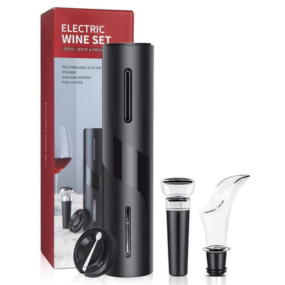 4-in-1 Rechargeable Electric Wine Opener Set by HitMyNeed