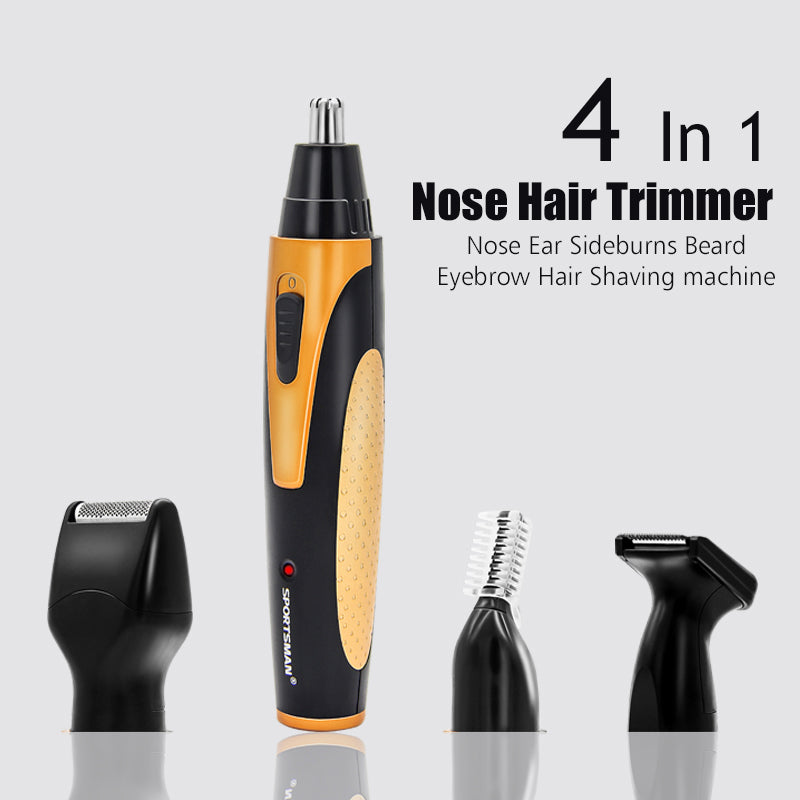 4-in-1 Rechargeable Nose and Facial Hair Trimmer by HitMyNeed