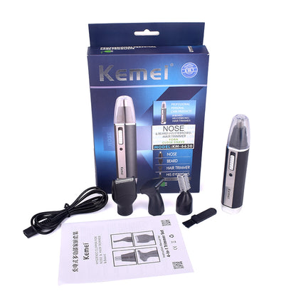 4-in-1 Rechargeable Nose, Ear & Facial Hair Trimmer by HitMyNeed