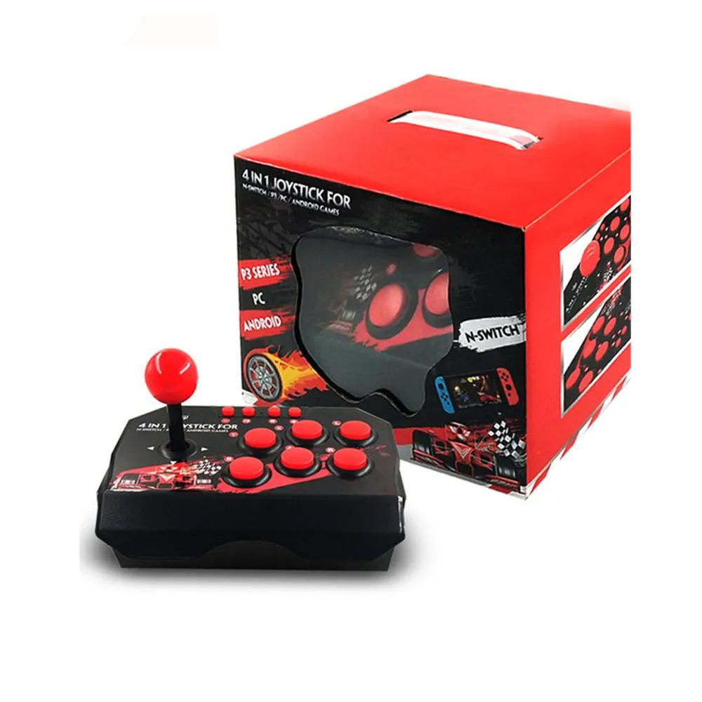 4-in-1 Retro Arcade Fight Stick for PS, Switch, PC, Android by HitMyNeed