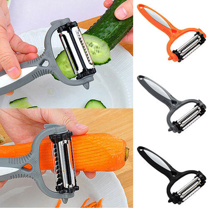 4-in-1 Rotary Vegetable Peeler with 360° Blades by HitMyNeed