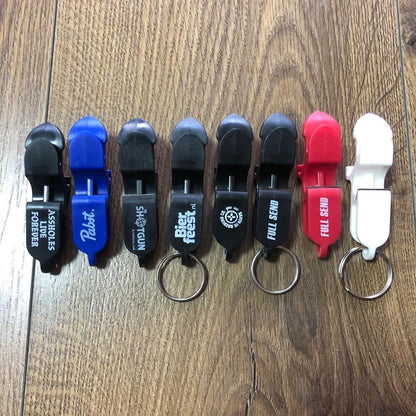 4-in-1 Shotgun Bottle and Can Opener Keychain by HitMyNeed