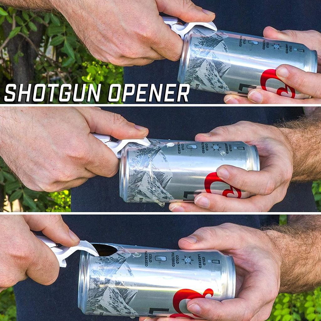 4-in-1 Shotgun Bottle and Can Opener Keychain by HitMyNeed