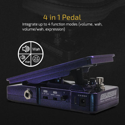 4-in-1 Volume, Wah & Expression Guitar Effects Pedal by HitMyNeed