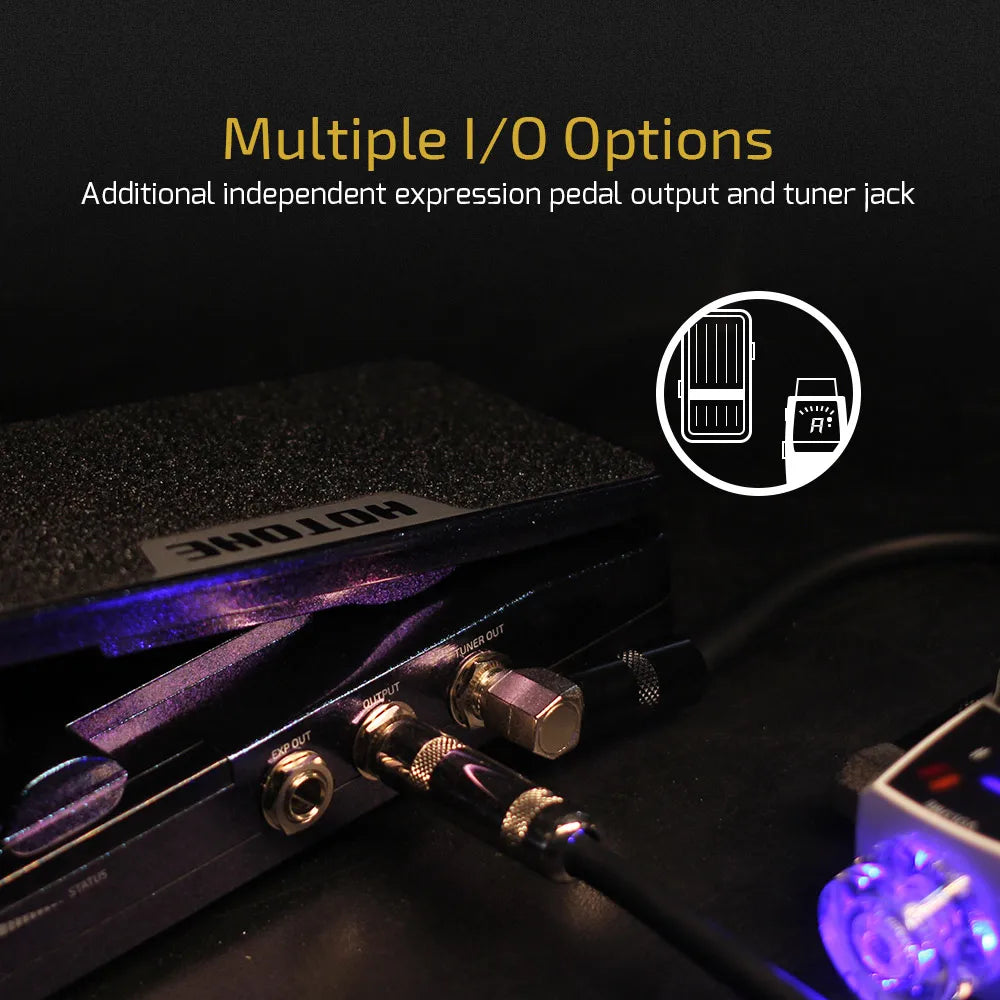 4-in-1 Volume, Wah & Expression Guitar Effects Pedal by HitMyNeed