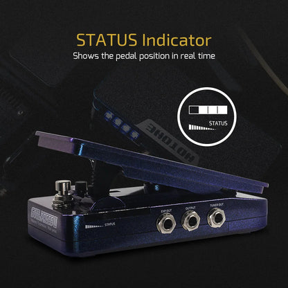 4-in-1 Volume, Wah & Expression Guitar Effects Pedal by HitMyNeed