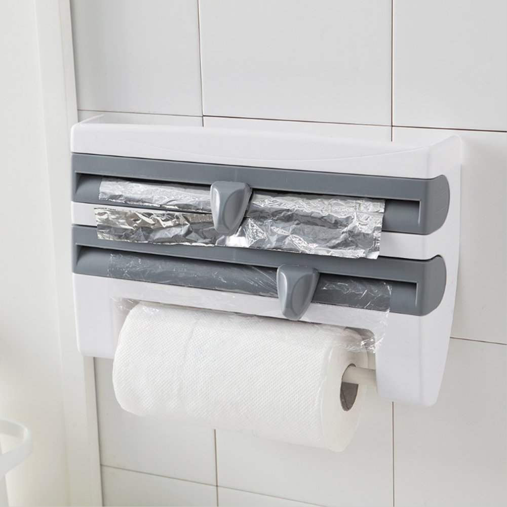 4-in-1 Wall Mounted Kitchen Organizer Rack by HitMyNeed