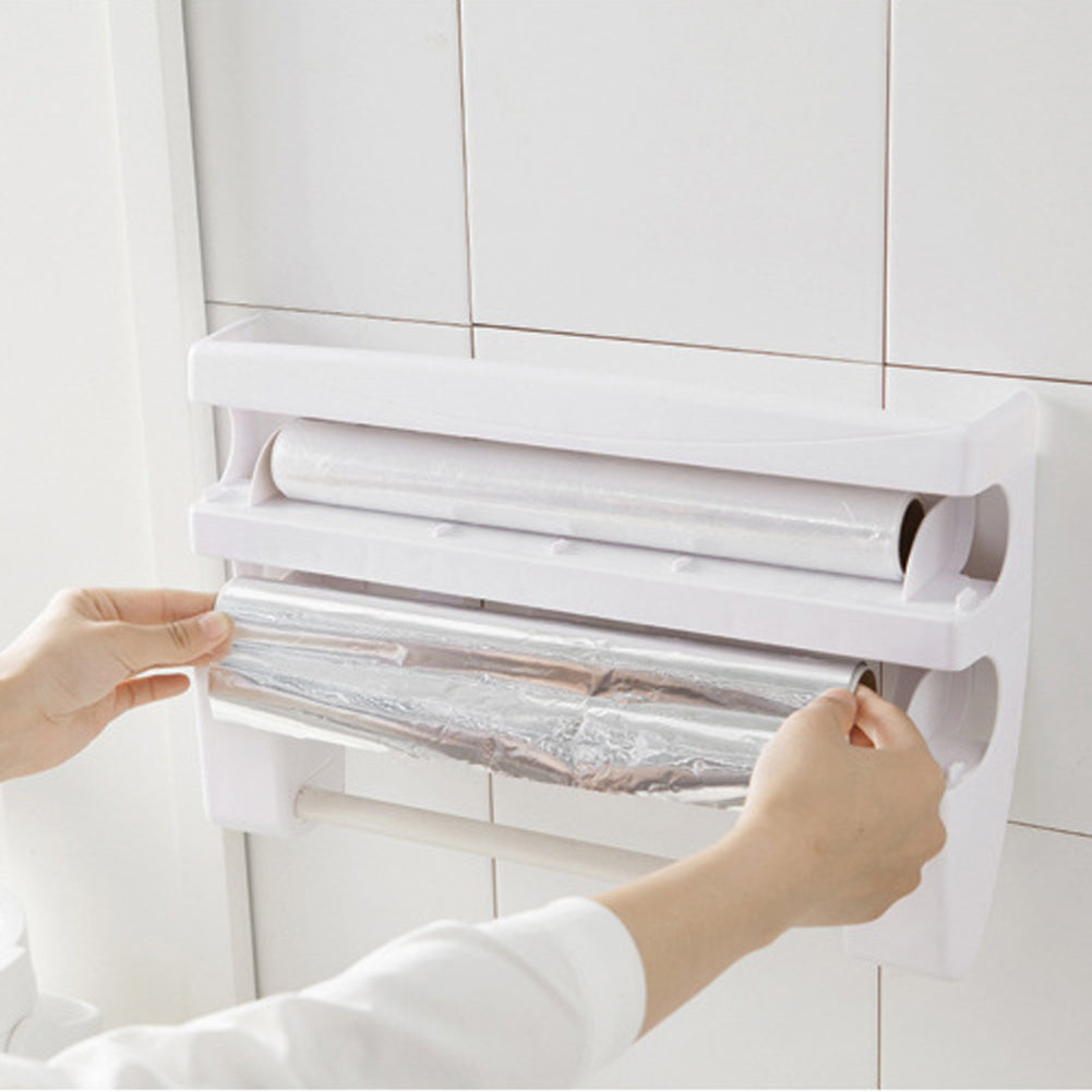 4-in-1 Wall Mounted Kitchen Organizer Rack by HitMyNeed