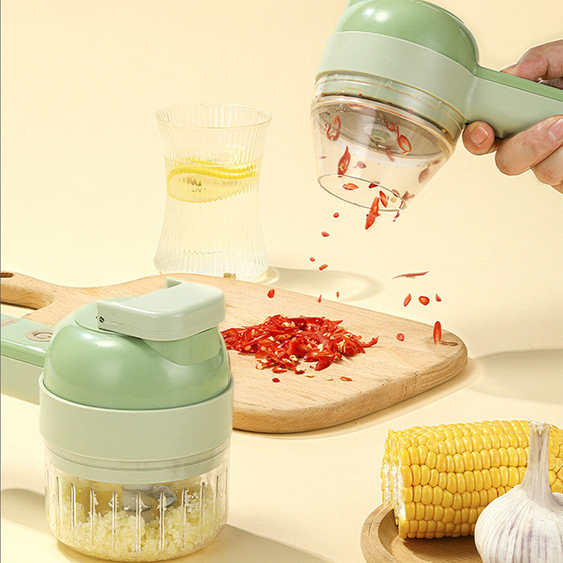 4-in-1 Wireless Handheld Electric Food Chopper by HitMyNeed