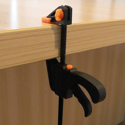 4-Inch F-Style Woodworking Clamp with Squeeze Handle by HitMyNeed