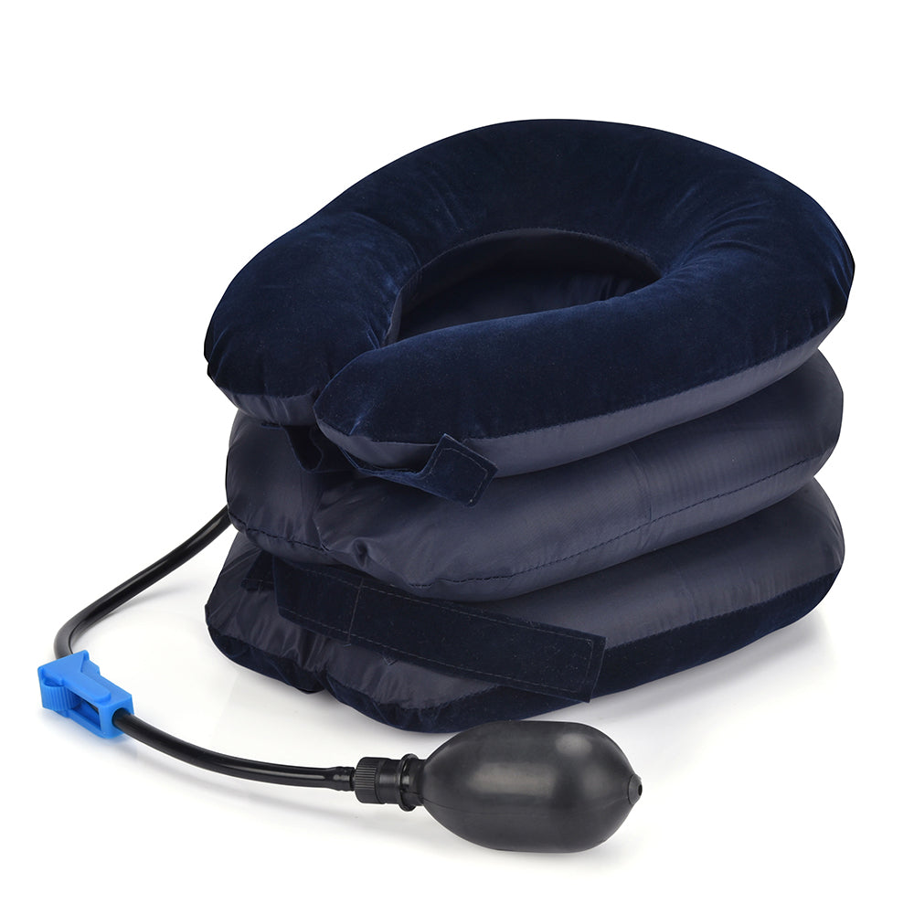 4-Layer Inflatable Cervical Neck Traction Collar by HitMyNeed