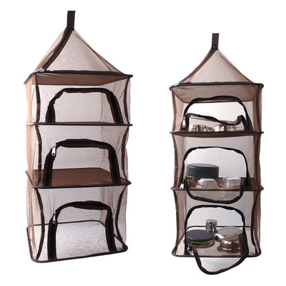4-Layer Mesh Hanging Organizer Storage Shelf by HitMyNeed