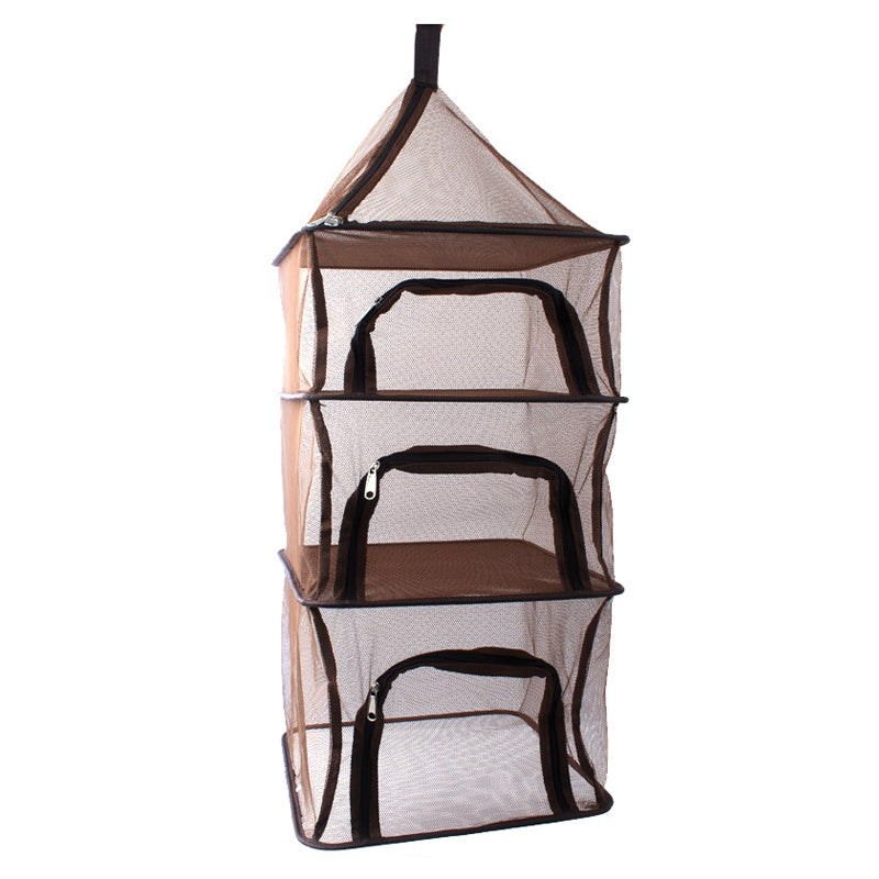 4-Layer Mesh Hanging Organizer Storage Shelf by HitMyNeed