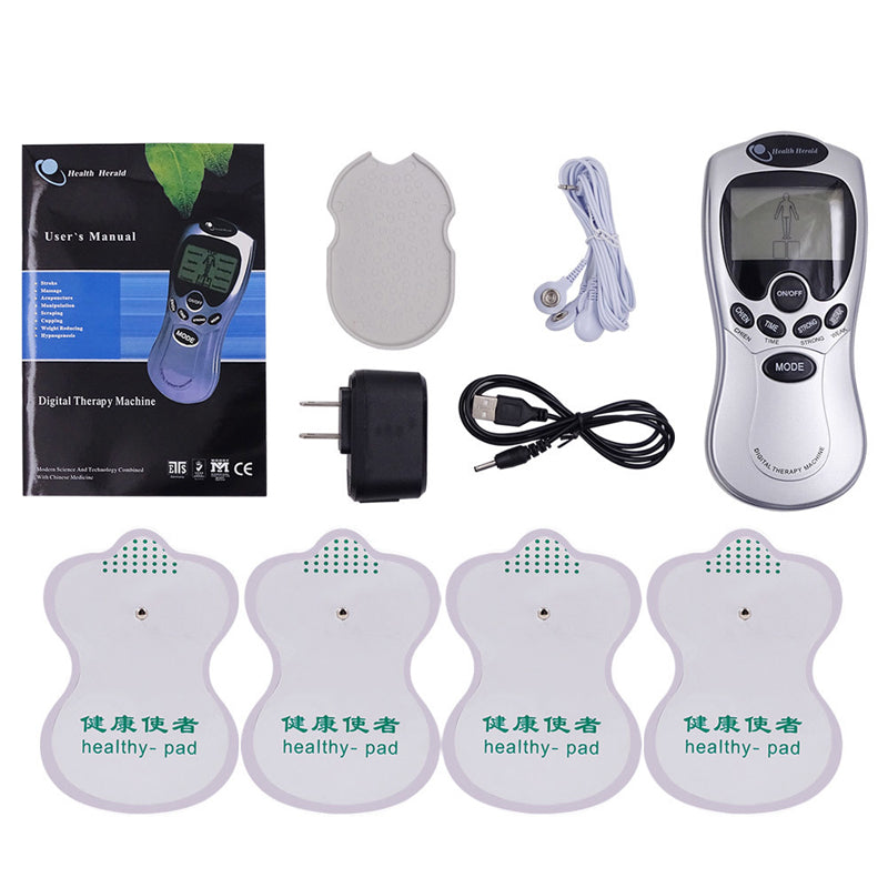 4‑Pad Digital TENS Acupuncture Therapy Massager by HitMyNeed