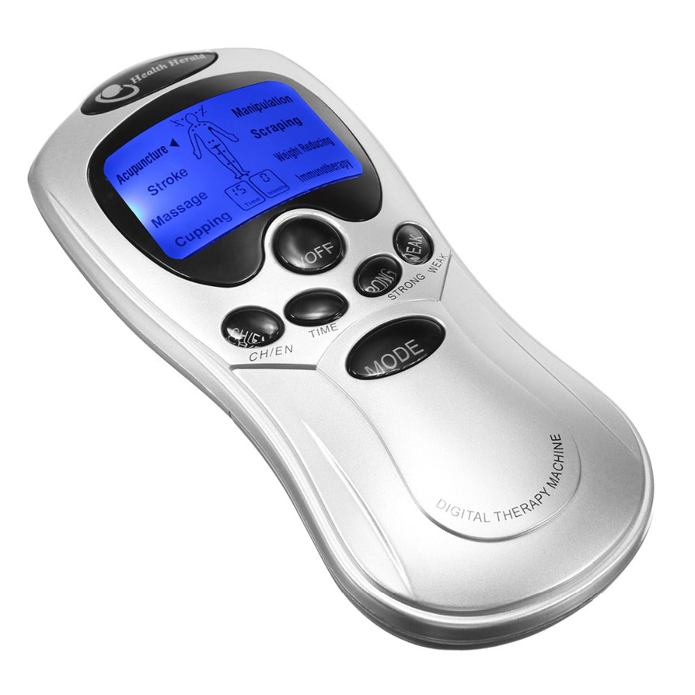 4‑Pad Digital TENS Acupuncture Therapy Massager by HitMyNeed