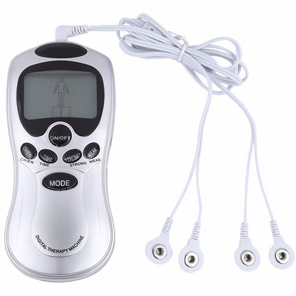 4‑Pad Digital TENS Acupuncture Therapy Massager by HitMyNeed