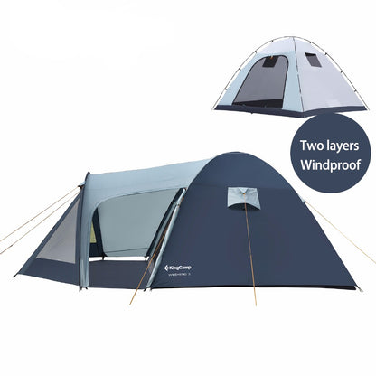 4-Person Lightweight Camping Tent with Screened Room by HitMyNeed