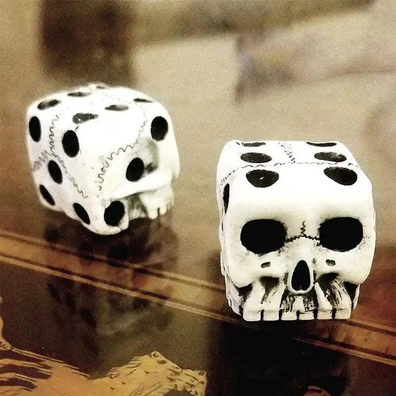 4-Piece 6-Sided Skull Dice Set for Board & RPG Games by HitMyNeed