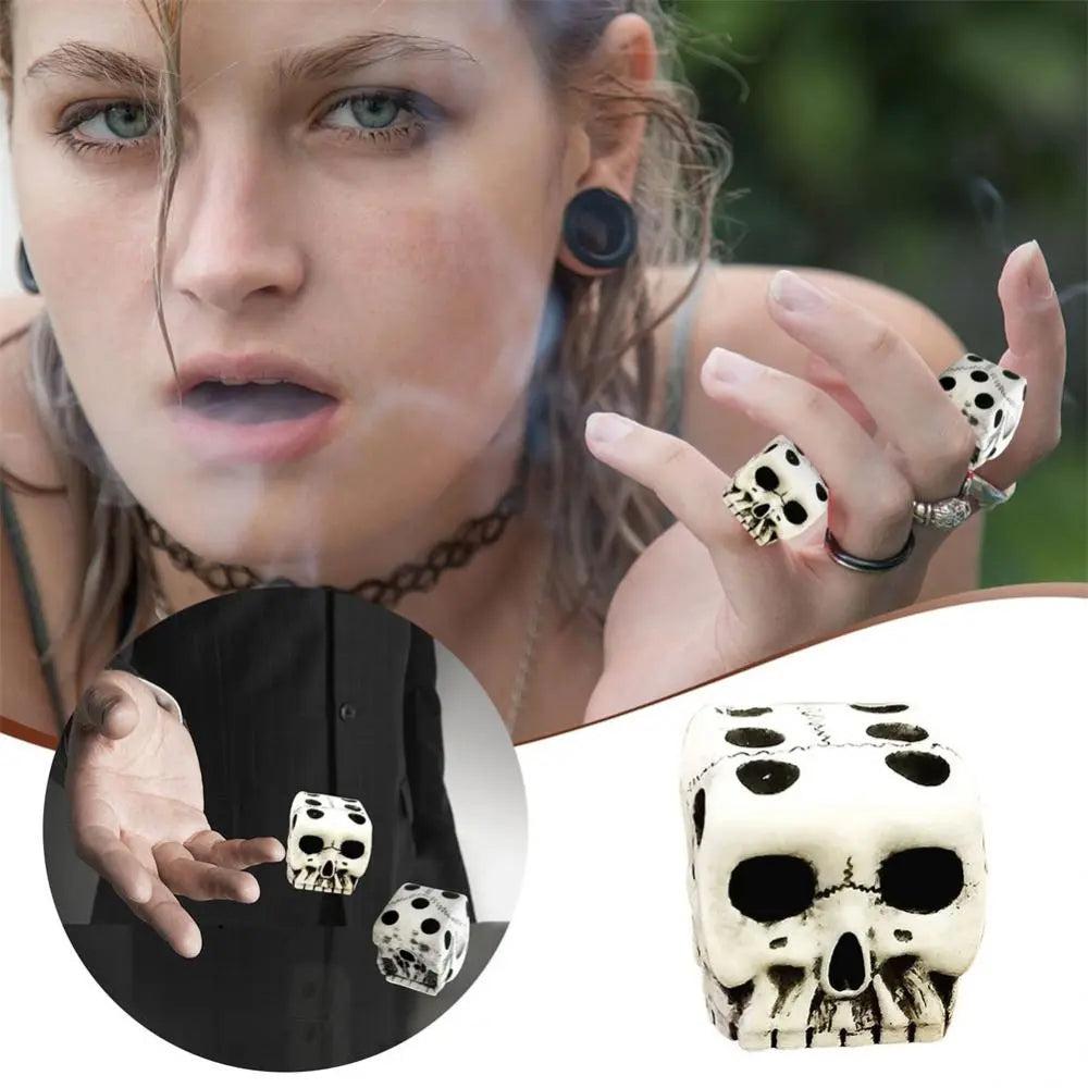 4-Piece 6-Sided Skull Dice Set for Board & RPG Games by HitMyNeed