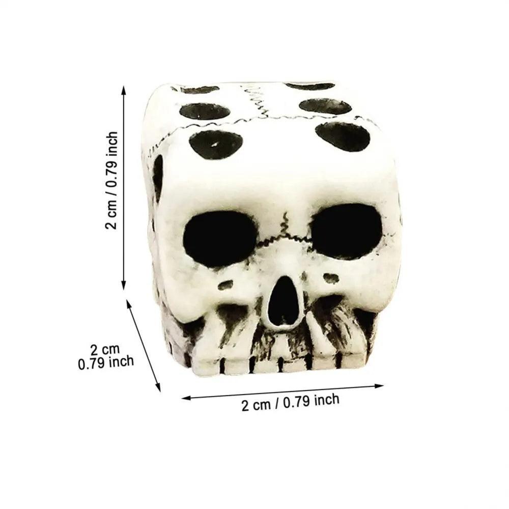 4-Piece 6-Sided Skull Dice Set for Board & RPG Games by HitMyNeed