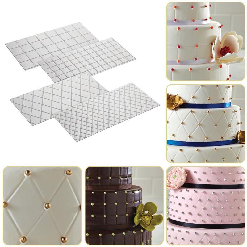 4-Piece Cake Decorating Stencil Set by HitMyNeed