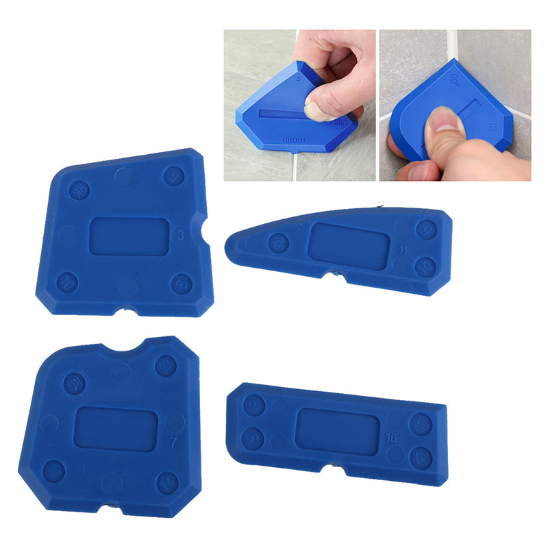 4-Piece Caulking & Tile Edge Finishing Tool Kit by HitMyNeed