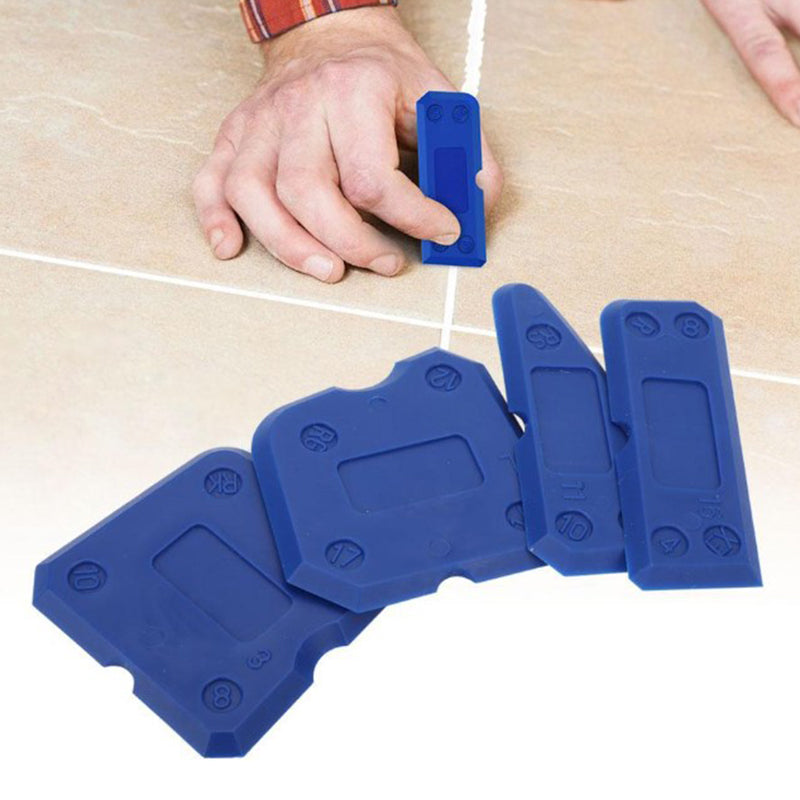 4-Piece Caulking & Tile Edge Finishing Tool Kit by HitMyNeed