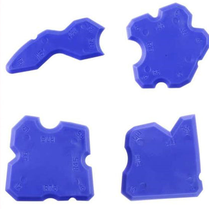 4-Piece Caulking & Tile Edge Finishing Tool Kit blue-b by HitMyNeed