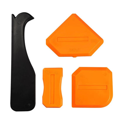 4-Piece Caulking & Tile Edge Finishing Tool Kit orange by HitMyNeed
