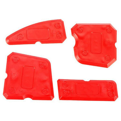 4-Piece Caulking & Tile Edge Finishing Tool Kit red by HitMyNeed