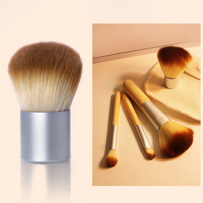 4-Piece Foundation & Face Makeup Brush Set by HitMyNeed
