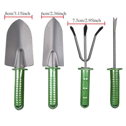 4-Piece Garden Hand Tool Set with Colour Handles by HitMyNeed
