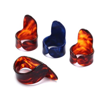 4-Piece Plastic Finger Picks for Guitar and Banjo by HitMyNeed