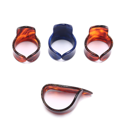 4-Piece Plastic Finger Picks for Guitar and Banjo by HitMyNeed