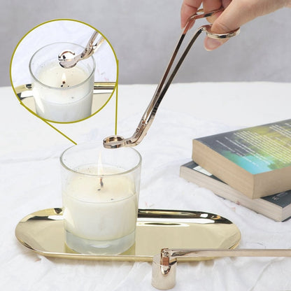 4-Piece Stainless Steel Candle Care Snuffer Set by HitMyNeed