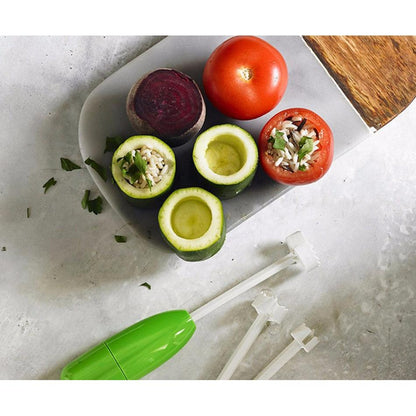 4-Piece Vegetable Corer and Stuffing Tool Set by HitMyNeed