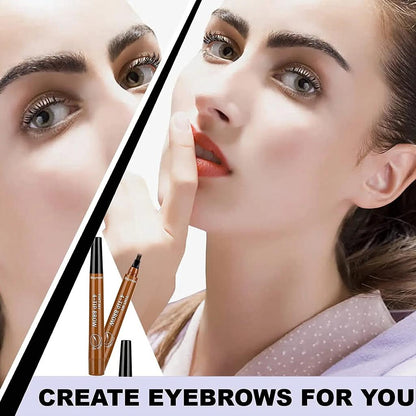 4-Point Waterproof Microblade Effect Eyebrow Pen by HitMyNeed