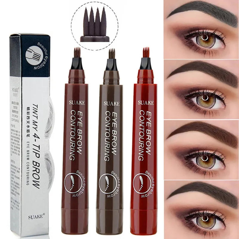 4-Point Waterproof Microblade Effect Eyebrow Pen by HitMyNeed