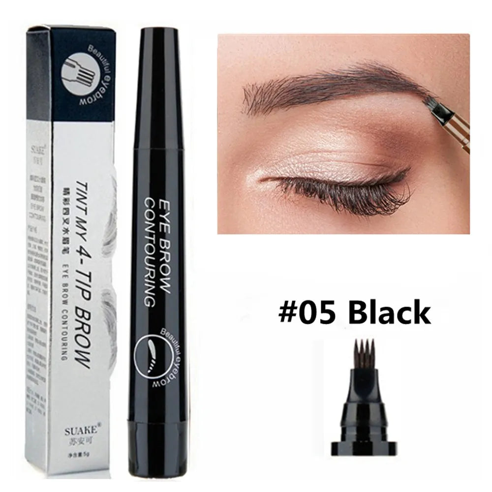 4-Point Waterproof Microblade Effect Eyebrow Pen by HitMyNeed