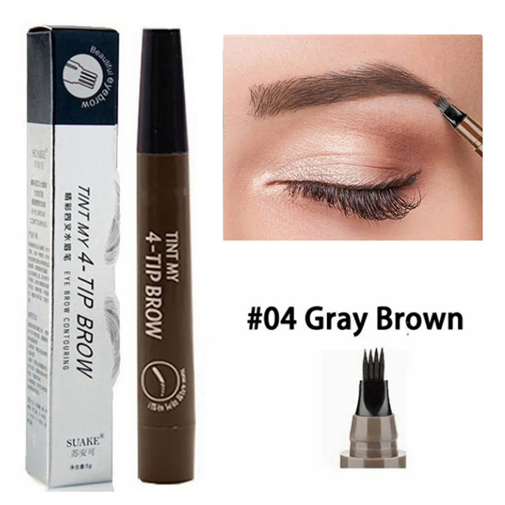 4-Point Waterproof Microblade Effect Eyebrow Pen by HitMyNeed
