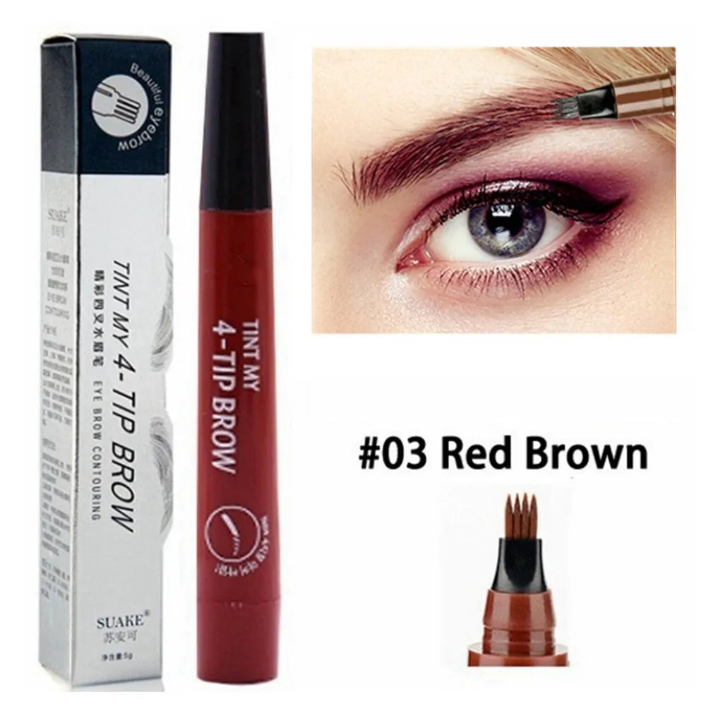 4-Point Waterproof Microblade Effect Eyebrow Pen by HitMyNeed