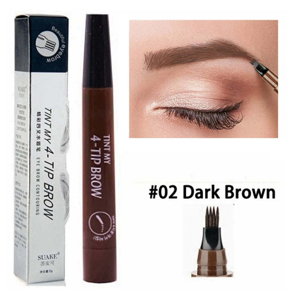 4-Point Waterproof Microblade Effect Eyebrow Pen by HitMyNeed