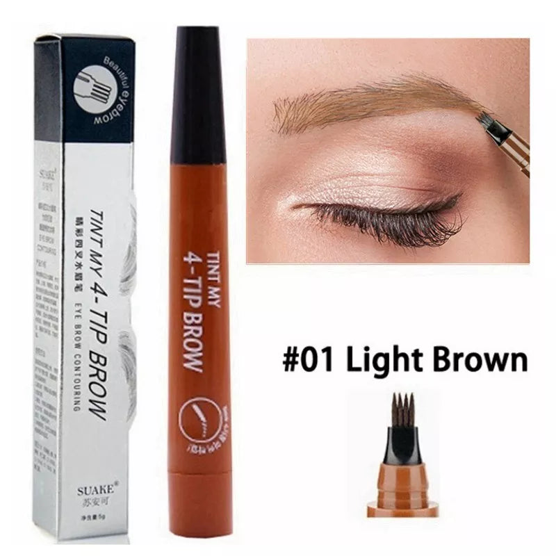 4-Point Waterproof Microblade Effect Eyebrow Pen 1.0 by HitMyNeed