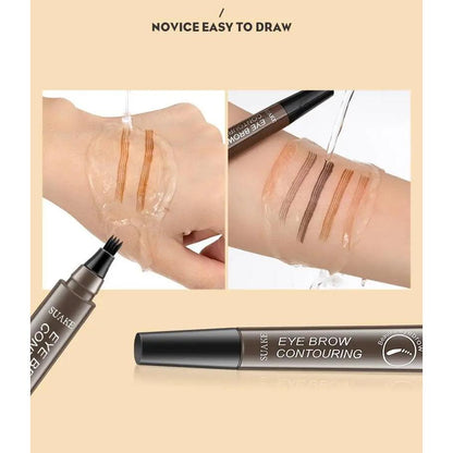 4-Point Waterproof Microblade Effect Eyebrow Pen by HitMyNeed