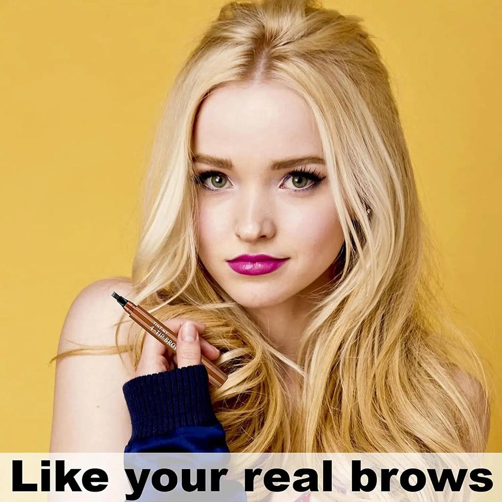 4-Point Waterproof Microblade Effect Eyebrow Pen by HitMyNeed