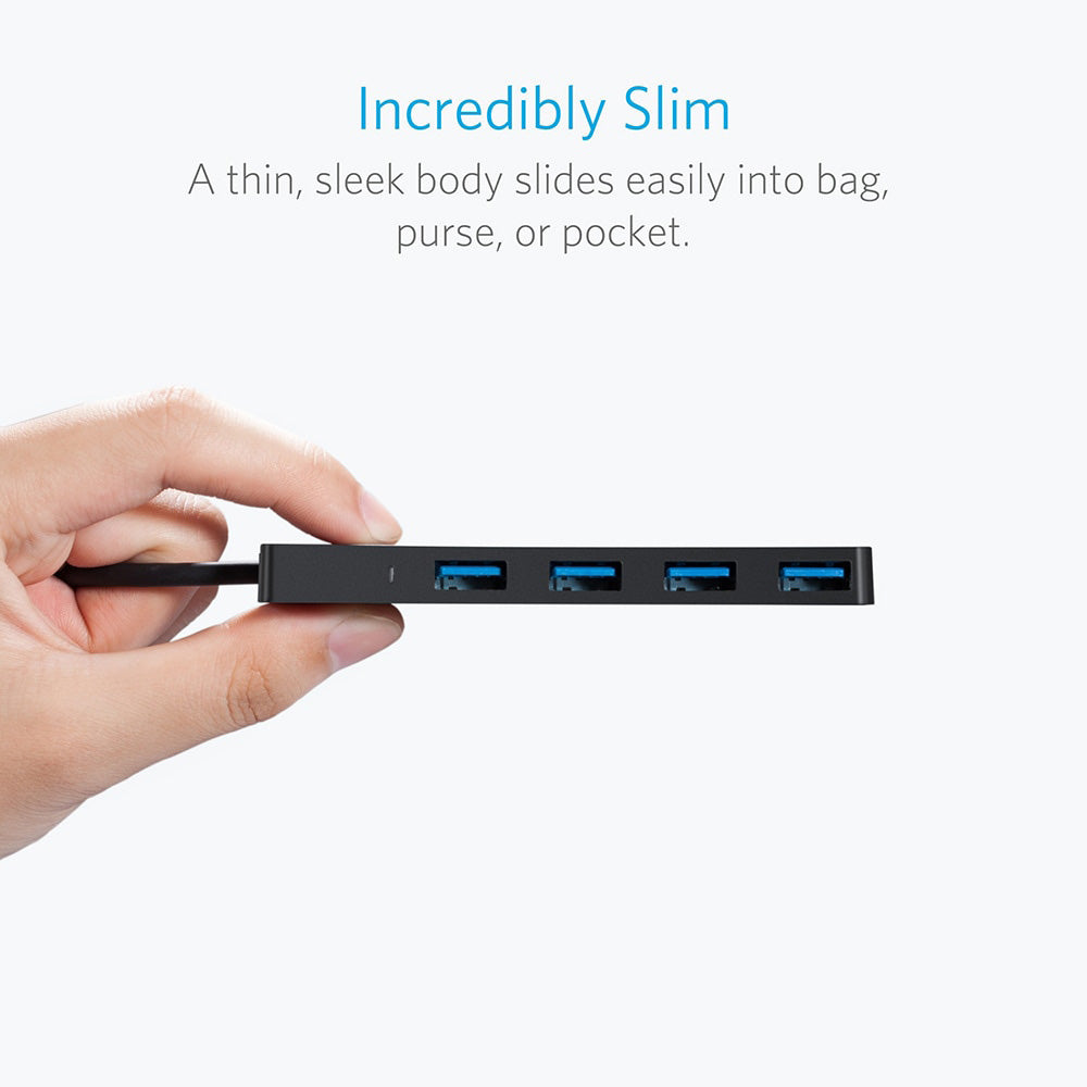 4-Port USB 3.0 Hub High-Speed Data Splitter by HitMyNeed
