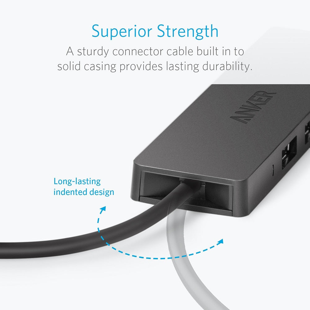 4-Port USB 3.0 Hub High-Speed Data Splitter by HitMyNeed