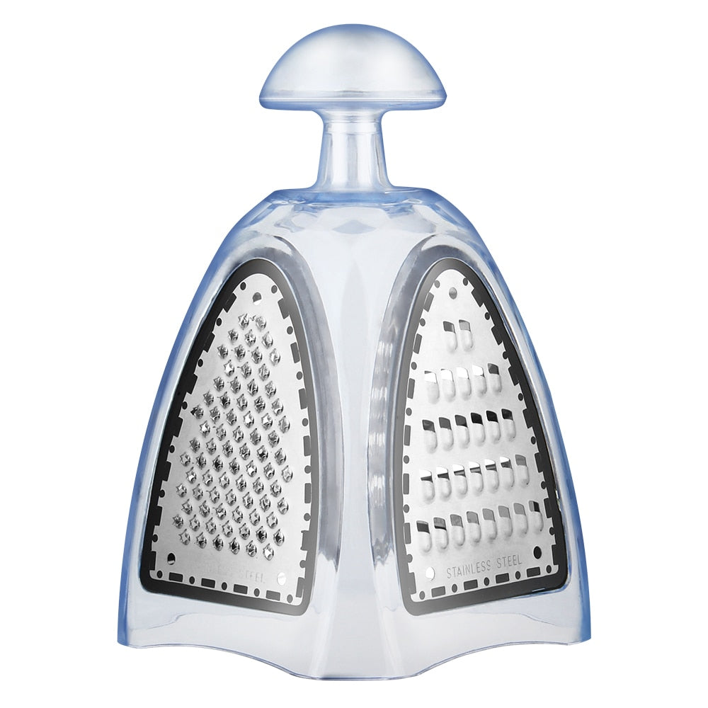 4-Sided Stainless Steel Box Grater with Container by HitMyNeed