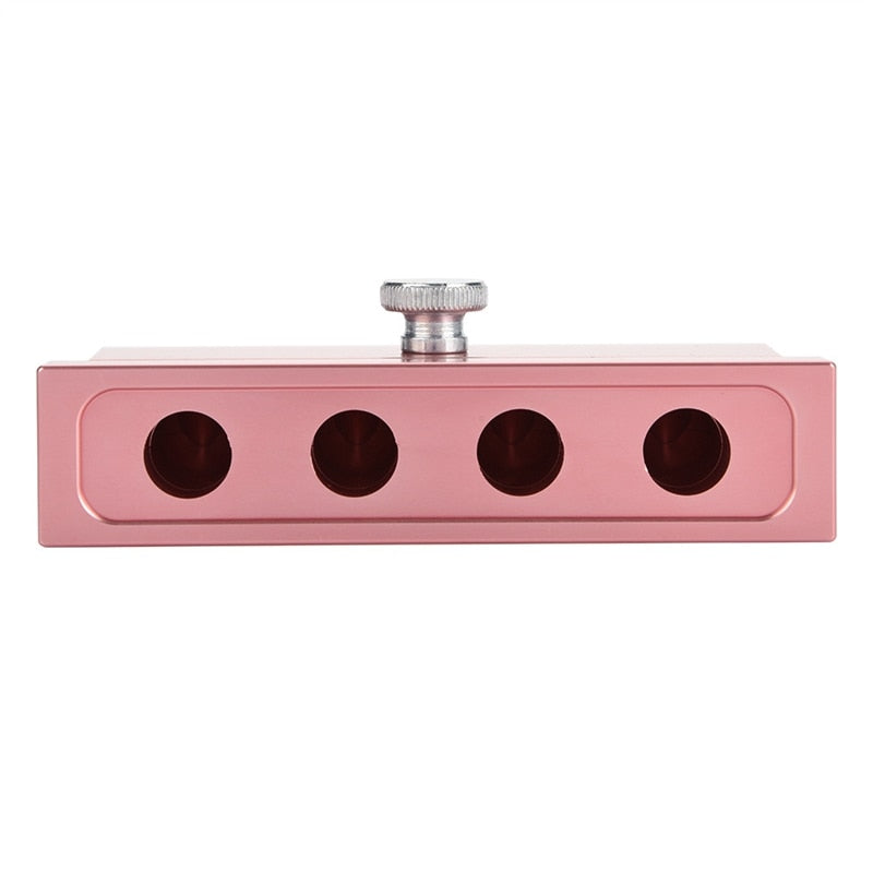 4-Slot Aluminum Lipstick Mold DIY Tool by HitMyNeed