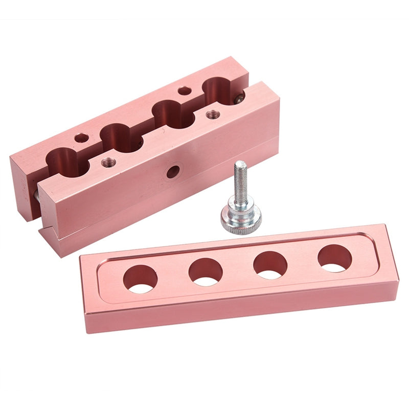 4-Slot Aluminum Lipstick Mold DIY Tool by HitMyNeed